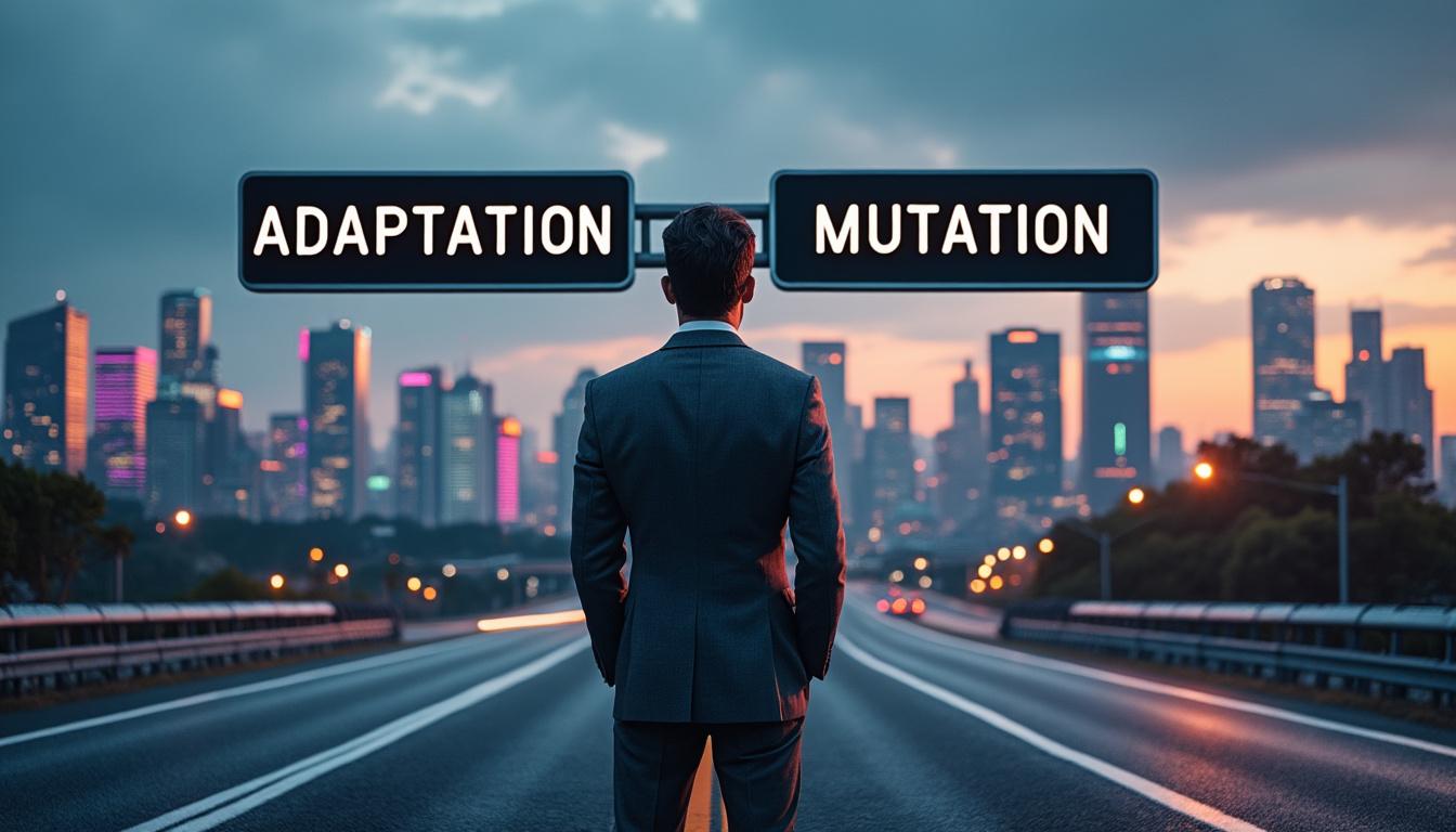 Changer de stratégie business : adaptation ou mutation ? 3 découvrez comment choisir entre adaptation et mutation pour réussir votre changement de stratégie business et assurer la croissance de votre entreprise.