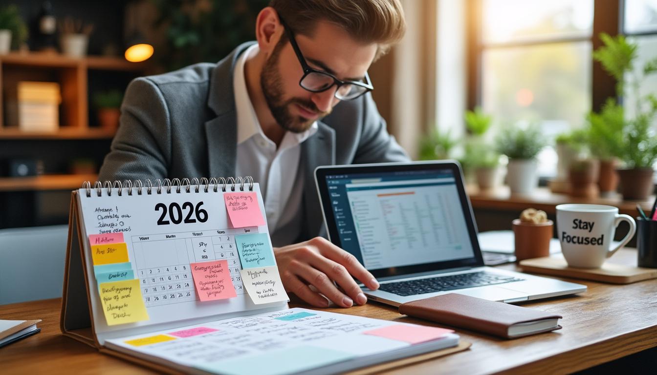Objectifs nouvelle année entrepreneur : viser juste pour 2026 3 découvrez comment définir et atteindre vos objectifs entrepreneuriaux pour réussir en 2026. conseils pratiques pour viser juste et booster votre entreprise dÚs la nouvelle année.